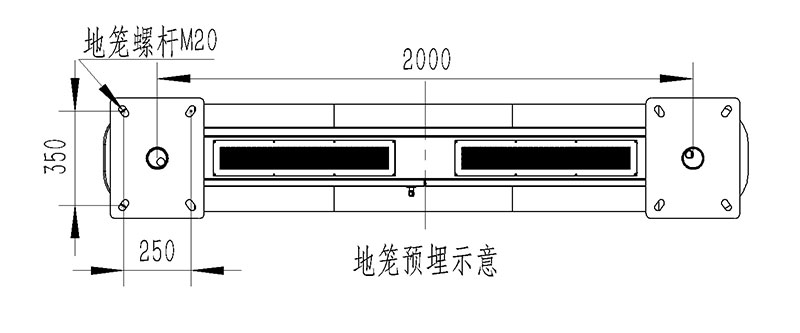 環(huán)境負(fù)氧離子監(jiān)測(cè)系統(tǒng)地籠尺寸圖